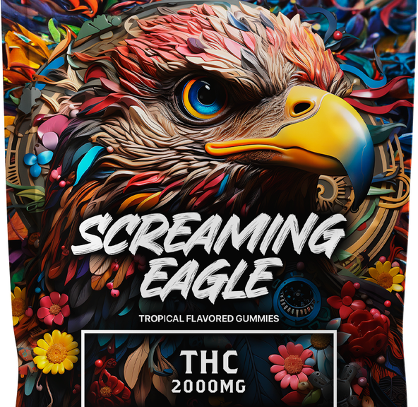 NATURES KEY SCREAMIN EAGLE TROPICAL GUMMIES 2000MG