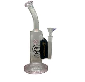 12" Glass Bong - Pink Dragon
