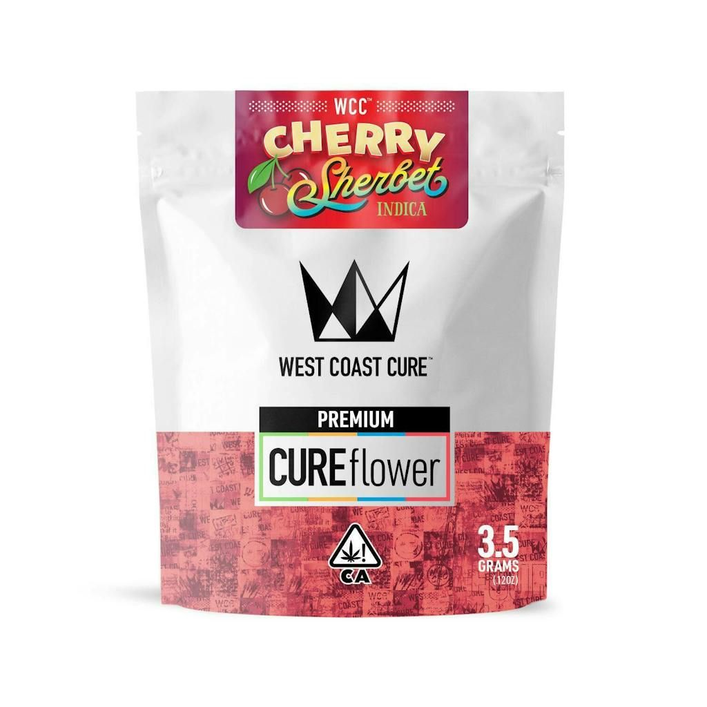 West Coast Cure - Cherry Sherbet - 3.5g Premium Flower 3.5g