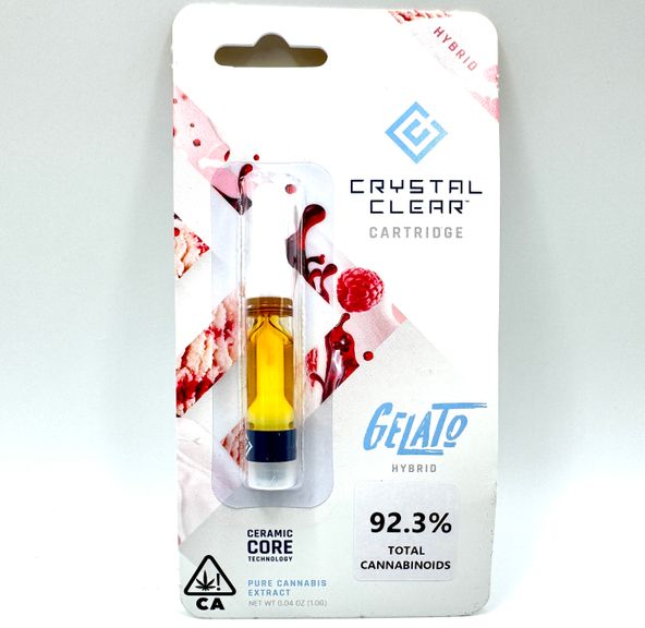 Crystal Clear - Gelato - 1g Cannabis Cartridge