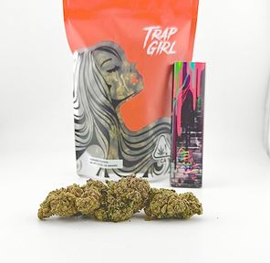 *Deal! $79 1 oz. Ice Cream Cake (29.95%/Indica) - Trap Girl + Rolling Papers