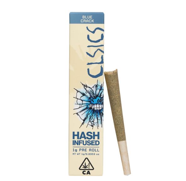 CLSICS Hash Infused Pre-roll Blue Crack 1g