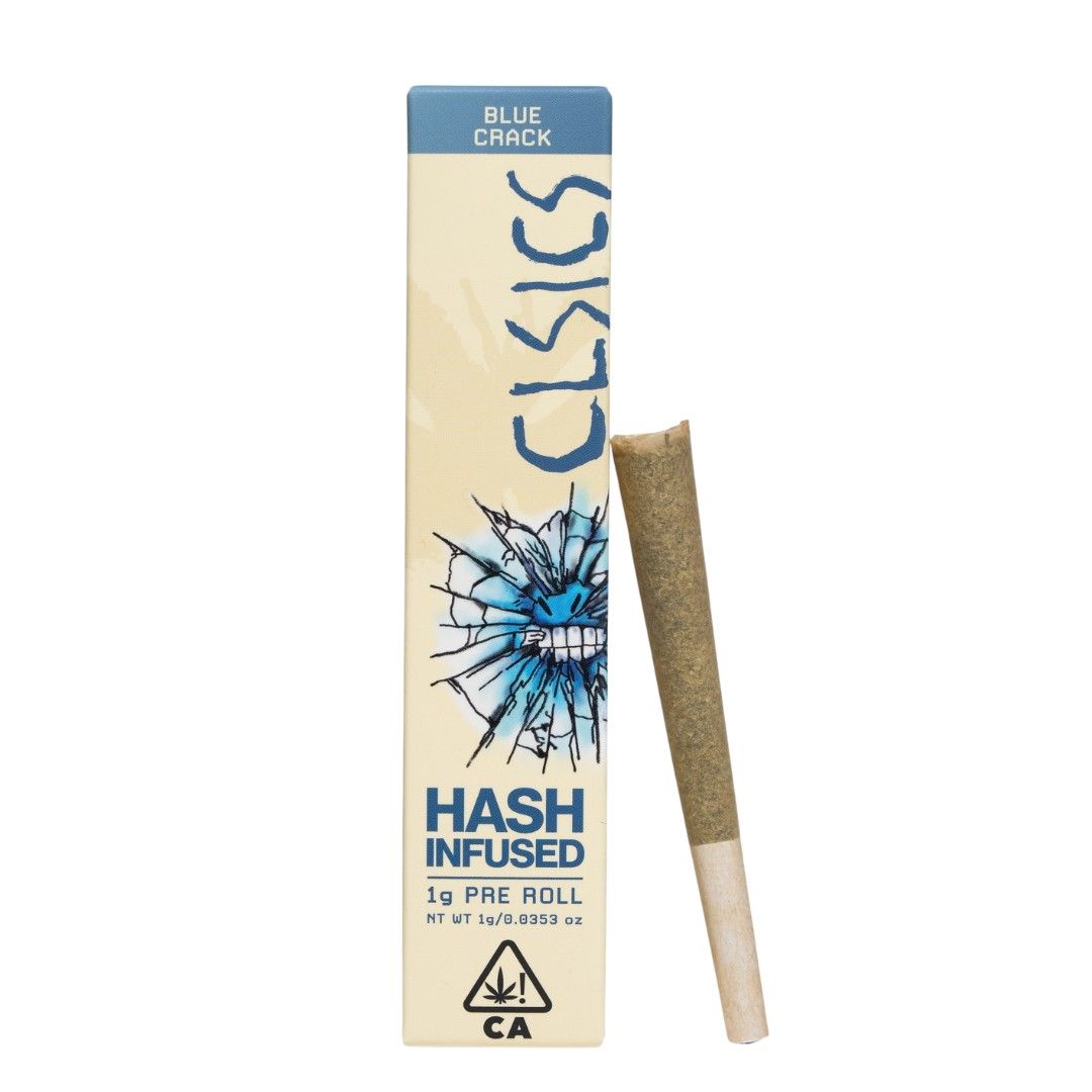 CLSICS Hash Infused Pre-roll Blue Crack 1g