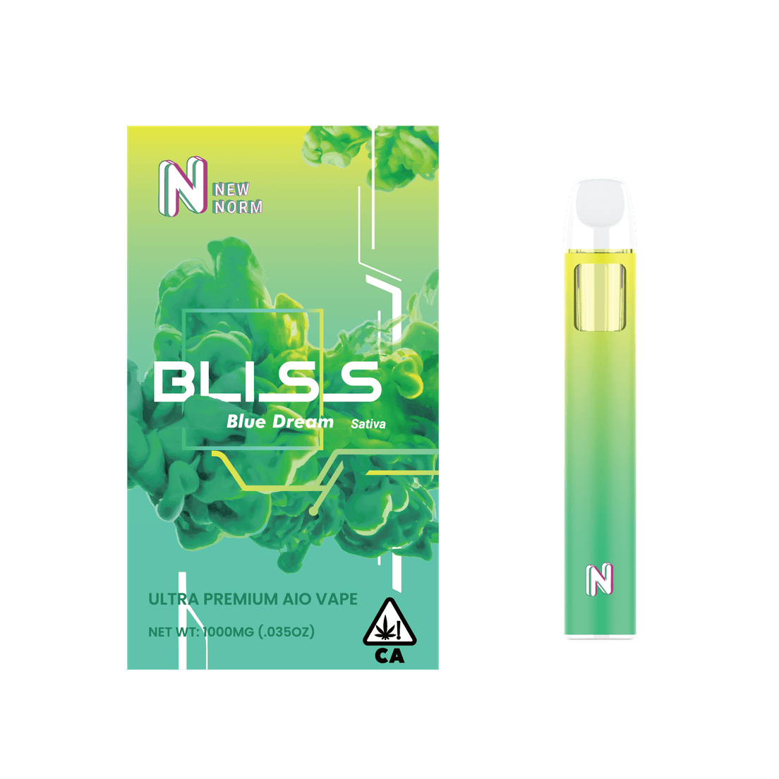 New Normal | AIO Vape | 1g | Bliss | Blue Dream