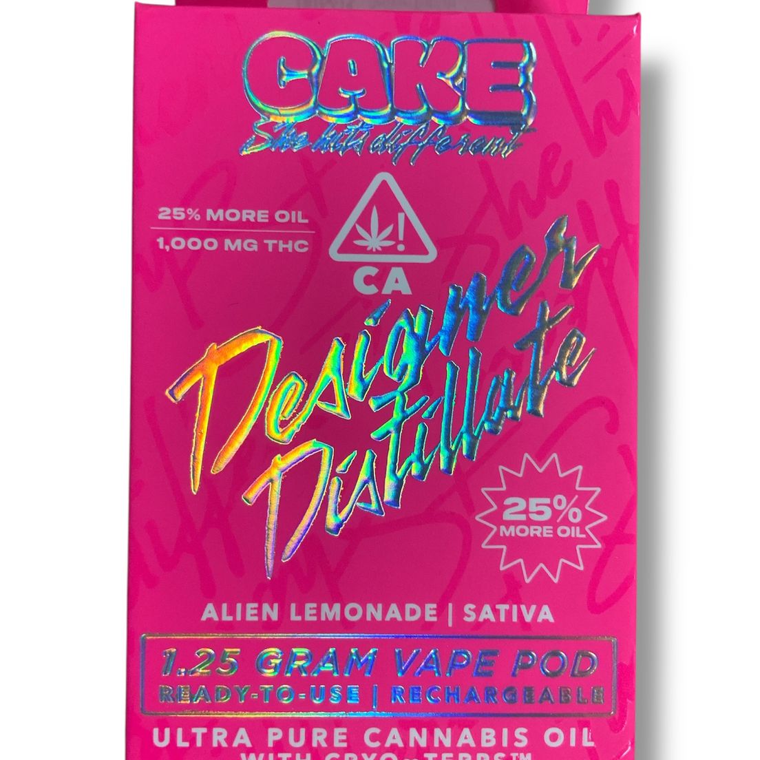 Cake - Alien Lemonade 1.25g Rechargeable Designer Distillate