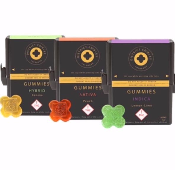 District Edibles - Cherry Cola 100mg Gummies