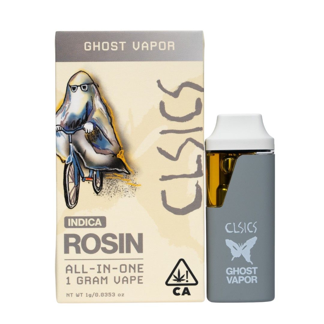 CLSICS Live Rosin AIO Vape Ghost Vapor 1g