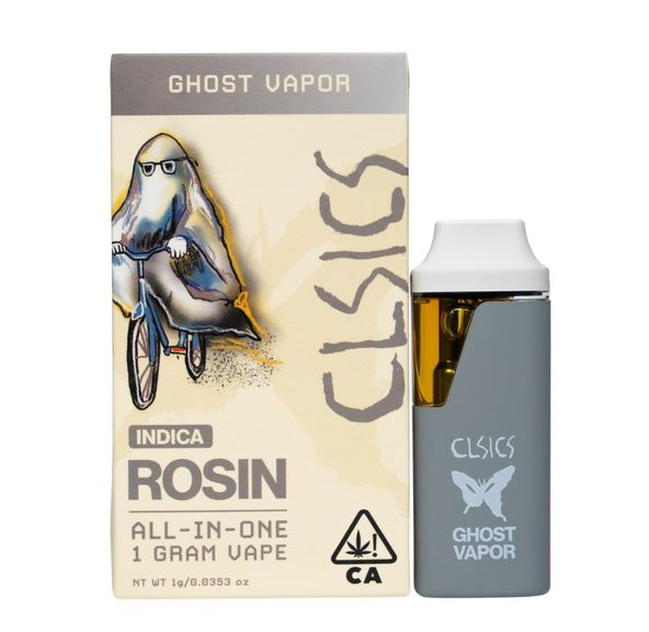 CLSICS Live Rosin AIO Vape Ghost Vapor 1g