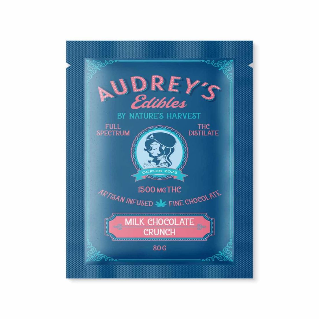 Audrey's 1500mg THC Chocolate $30