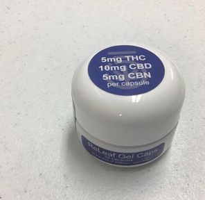 5 Leaf Gel Cap 5 THC: 10 CBD: 5 CBN 30 pack