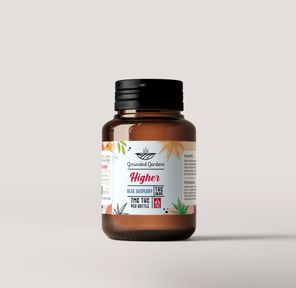 Higher Blue Raspberry I Grounded Gardens I 7mg I 1ct