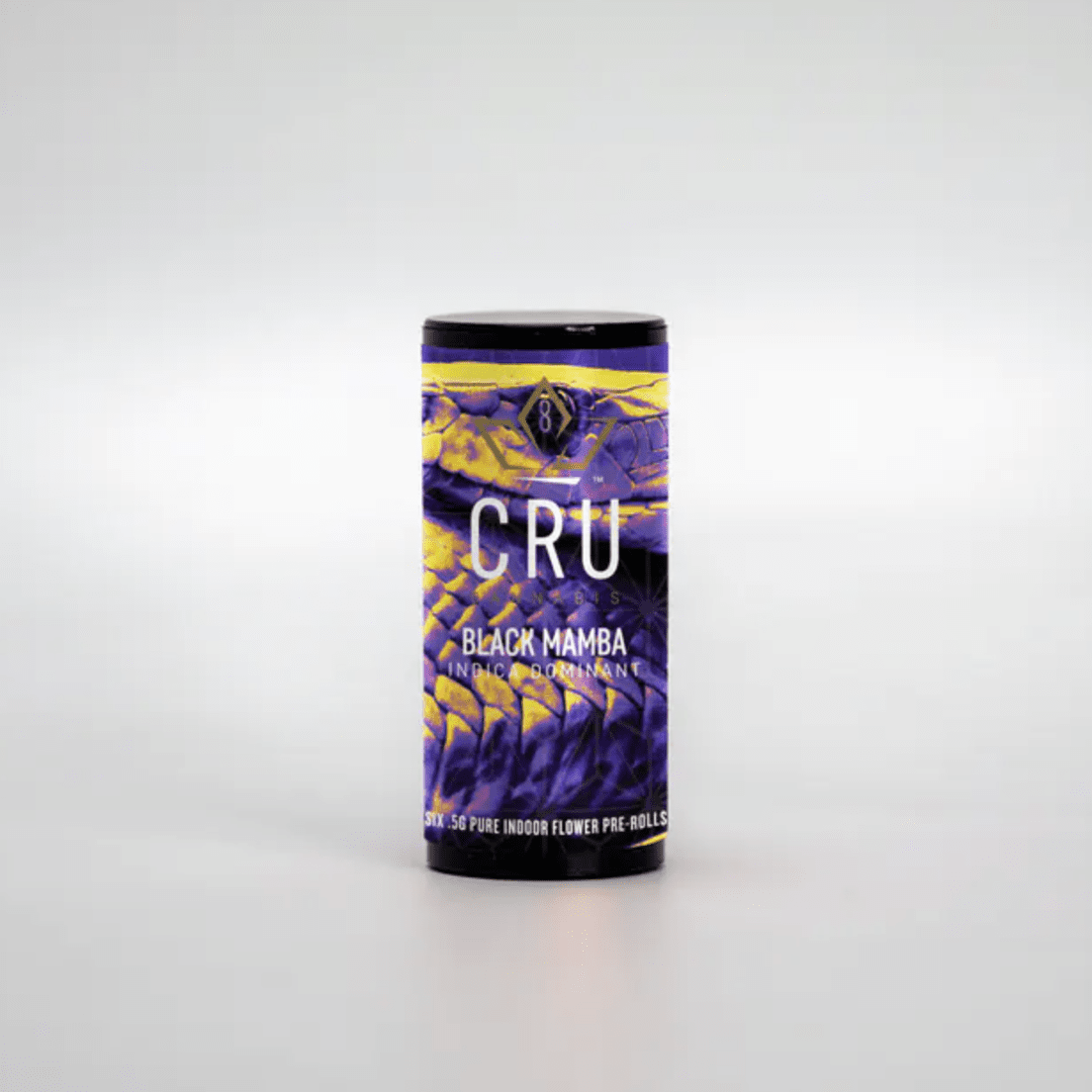 .5g Black Mamba (6 pack) Pre Rolls - CRU