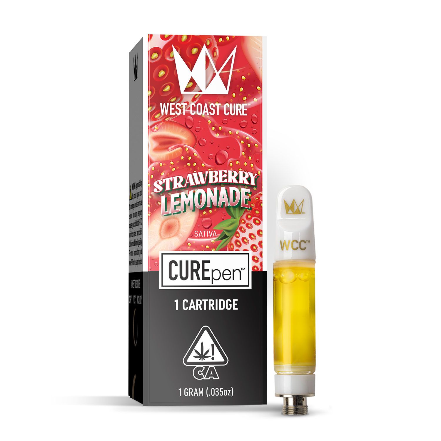 PRE-ORDER ONLY West Coast Cure - Strawberry Lemonade CUREpen Cartridge ...