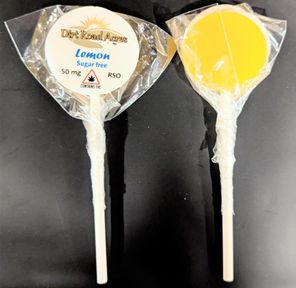 DRA|Lollipop|RSO|50MG SugarFree Lemon