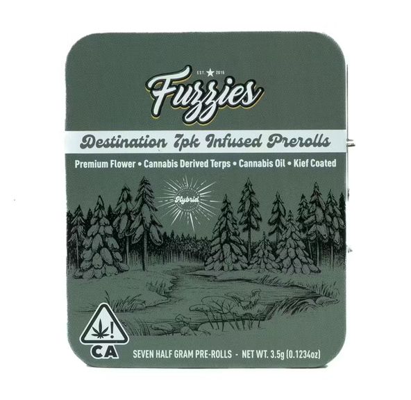Fuzzies - Dogwalker OG 7 Pack Infused Prerolls 3.5g