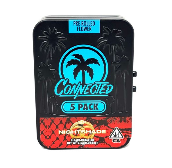 Connected Cannabis Co. - Nightshade - 5pk/2.5g Preroll Pack