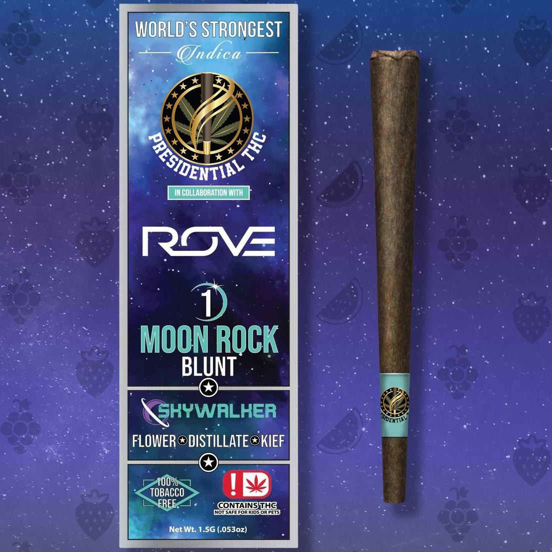 Moon Rock Infused Blunt by Presidential - Skywalker