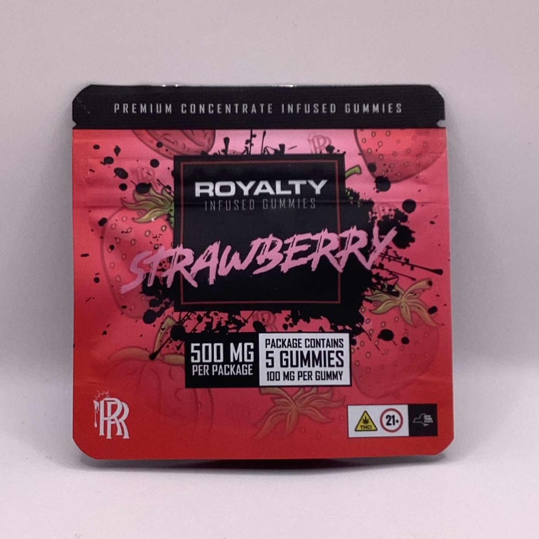 Royalty Resins(Reg) - Edibles - Strawberry - 500mg