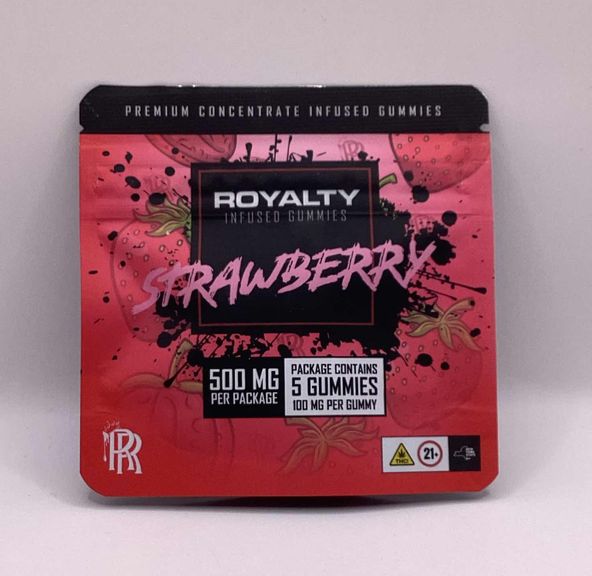 Royalty Resins(Reg) - Edibles - Strawberry - 500mg