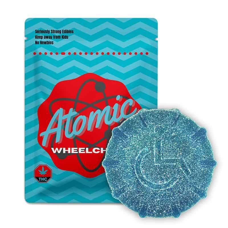 Atomic Wheelchair - 2000MG THC Gummies - Blue Raspberry