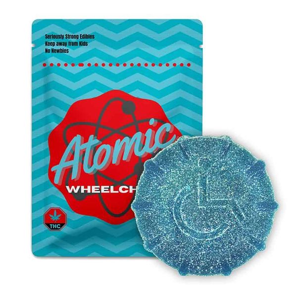 Atomic Wheelchair - 2000MG THC Gummies - Blue Raspberry