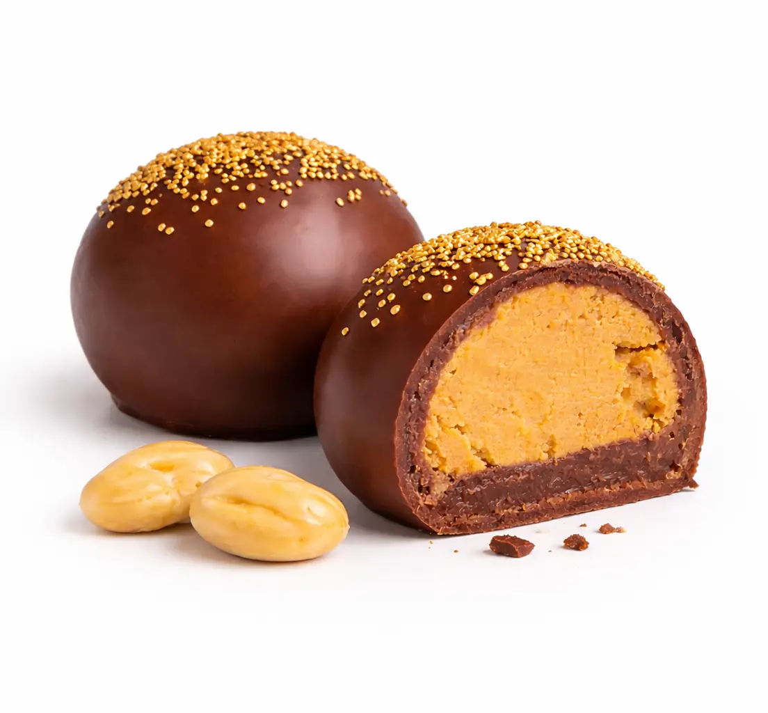 CBD Bom Bom 75mg I Peanut Butter Chocolate I Grounded Gardens I 1pc