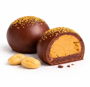 CBD Bom Bom 75mg I Peanut Butter Chocolate I Grounded Gardens I 1pc