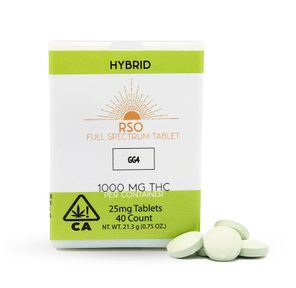 25mg Tablets Hybrid GG4 1000mg Package