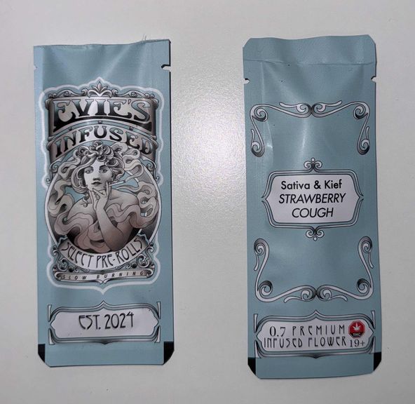 Evies Infused 0.7g Sativa & Kief $7