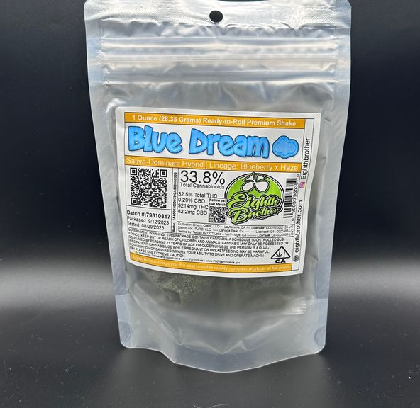 Blue Dream Shake Oz by Eighth Brother 28g THC 32.5%