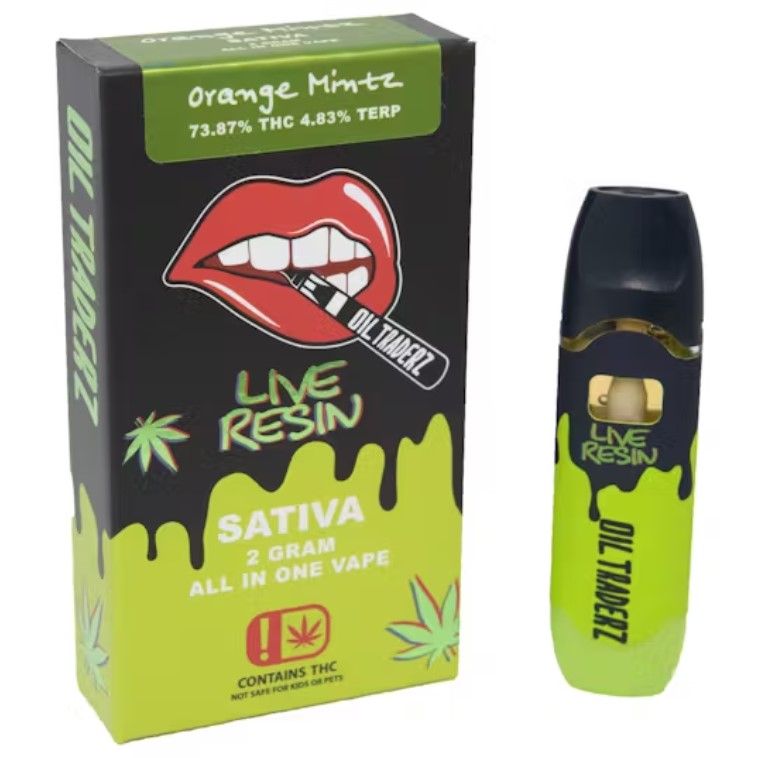 Orange Mintz Live Resin Disposable