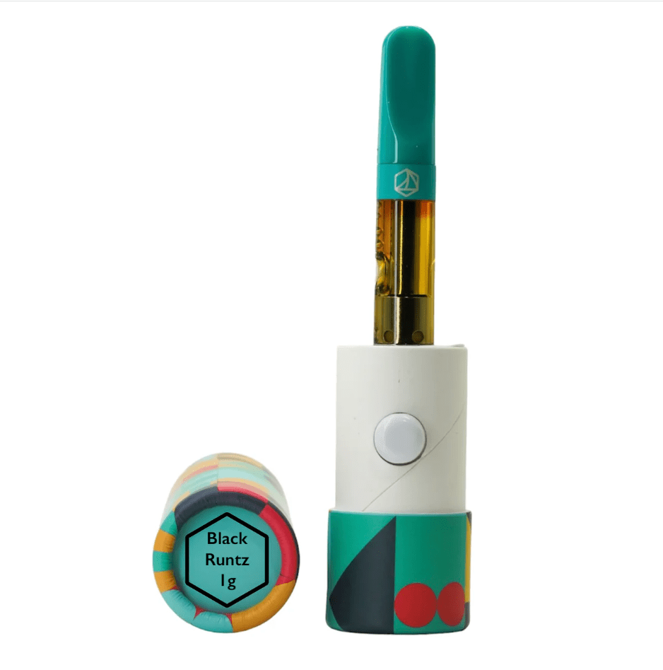 1g Cured Resin Cart - Black Runtz - Sunday