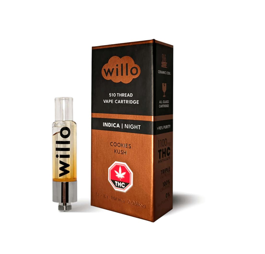 Cookies Kush - 1G THC Vape Cartridge by Willo