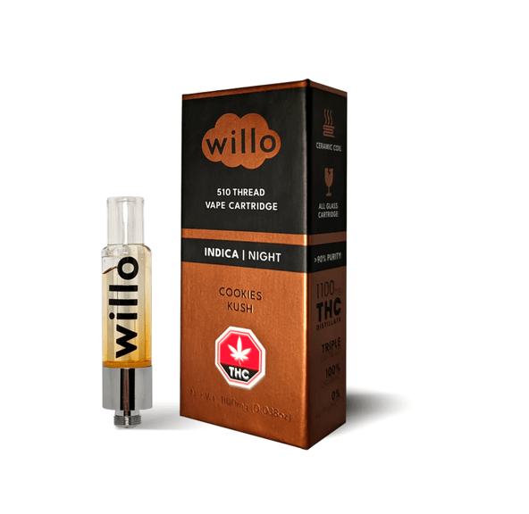 Cookies Kush - 1G THC Vape Cartridge by Willo