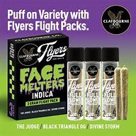 Claybourne Co. - Flyers - Face Melters - 6pk Flight Prerolls - 3g - Indica