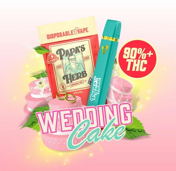 Papa's Herb - AIO Vape - 1g - Wedding Cake