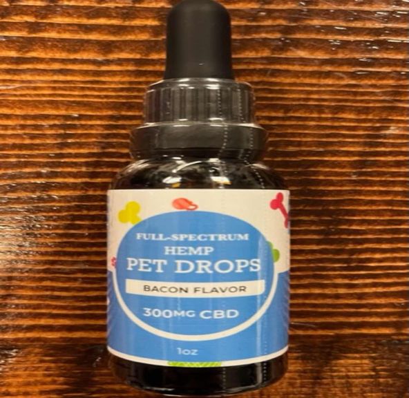 Bacon Pet Drops | 300mg CBD Hemp Tincture | Erva