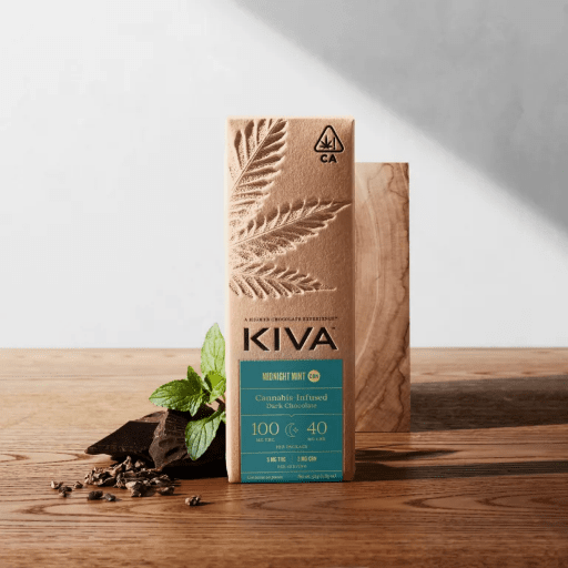 Kiva Bar - Midnight Mint Dark Chocolate 5:2 THC:CBN