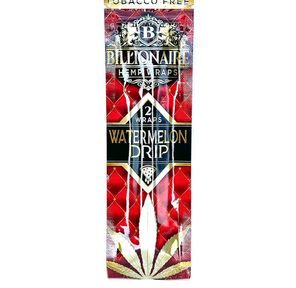 Billionaire - Hemp Wraps - Watermelon Drip - 2pk