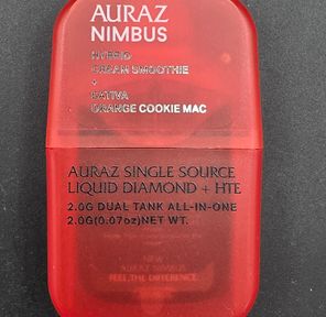 Auraz Liquid Diamond 2g Split Disposable - Cream Smoothie(H) / Orange Cookie MAC(S)
