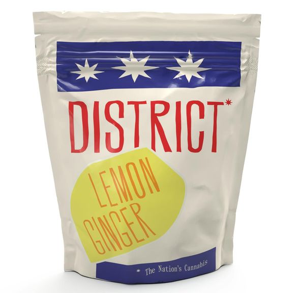 District Cannabis | CBD Lozenges | Lemon Ginger | 10mg CBD | 10-Pack (100mg Total)