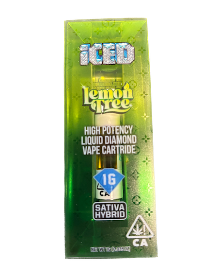 Iced Lemon Tree 1g Liquid Diamond Cartridge 84.4%