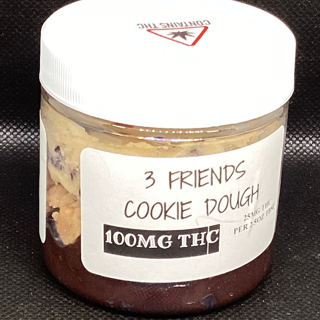 207 Edibles- 3 Layer- Cookie Dough Jar- Nano THC- 100MG