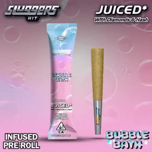 *Sluggers Hit - Bubble Bath Infused Pre Roll - 0.7 g