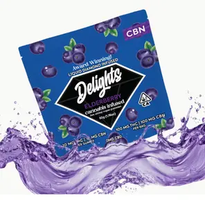 Elderberry CBN Delights Gummies Liquid Diamond Infused 50.00 g
