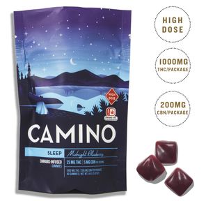CAMINO MIDNIGHT BLUEBERRY SLEEP GUMMIES 1000MG