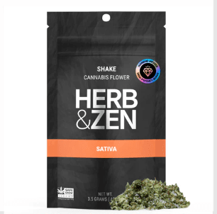 A. Herb & Zen 3.5g Diamond Infused Shake - White Gushers