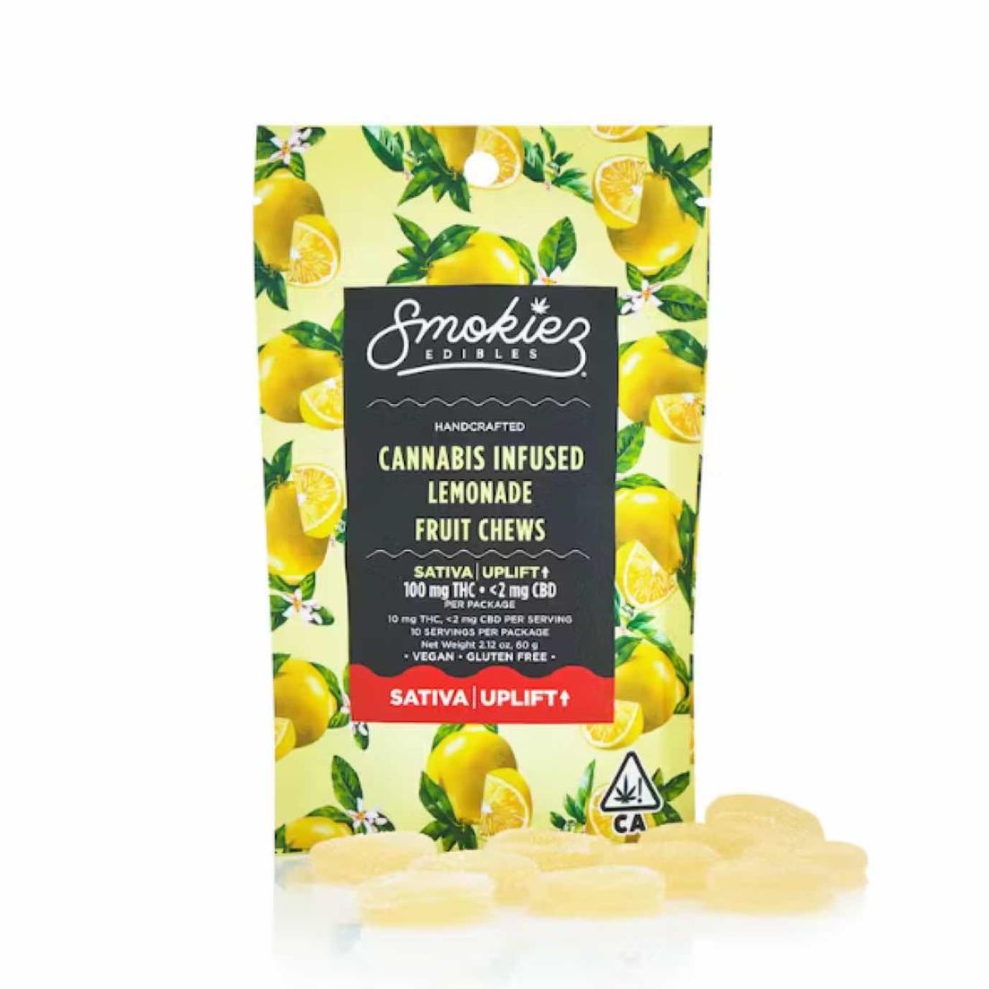 Lemonade SATIVA 100mg THC Fruit Chews