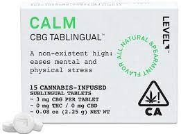 Calm CBG Tablingual Tablet (15 pack) - LEVEL