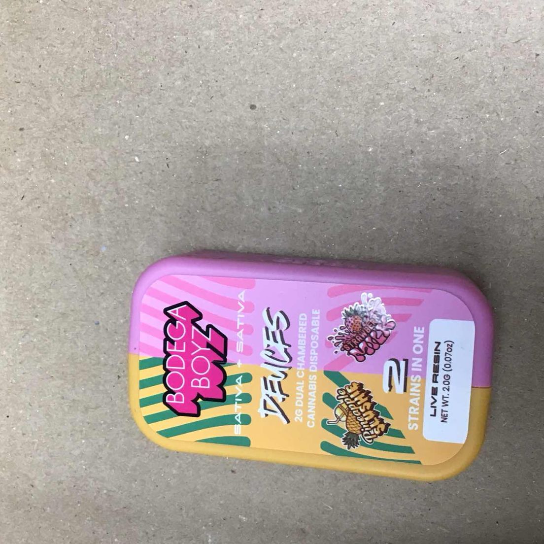 Pineapple Slushie / Strawberry Milk Deuces Bodega Boyz Disposable 2g